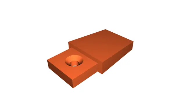Terminal d’extrem (Endstück) – peça impresa en 3D