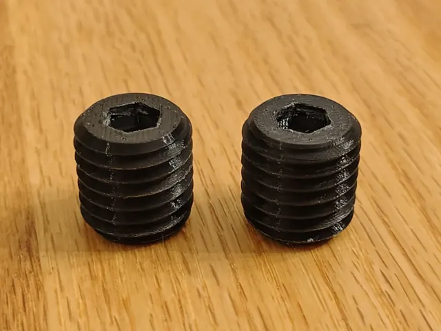 Ruder-Einstellschrauben (x2) – 3D-gedrucktes Teil